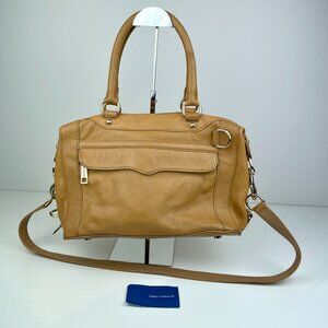 Rebecca Minkoff Tan Leather Satchel Crossbody Bag